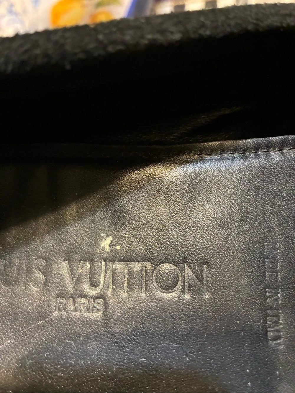 Louis Vuitton Black Leather LV Logo Bit Loafers